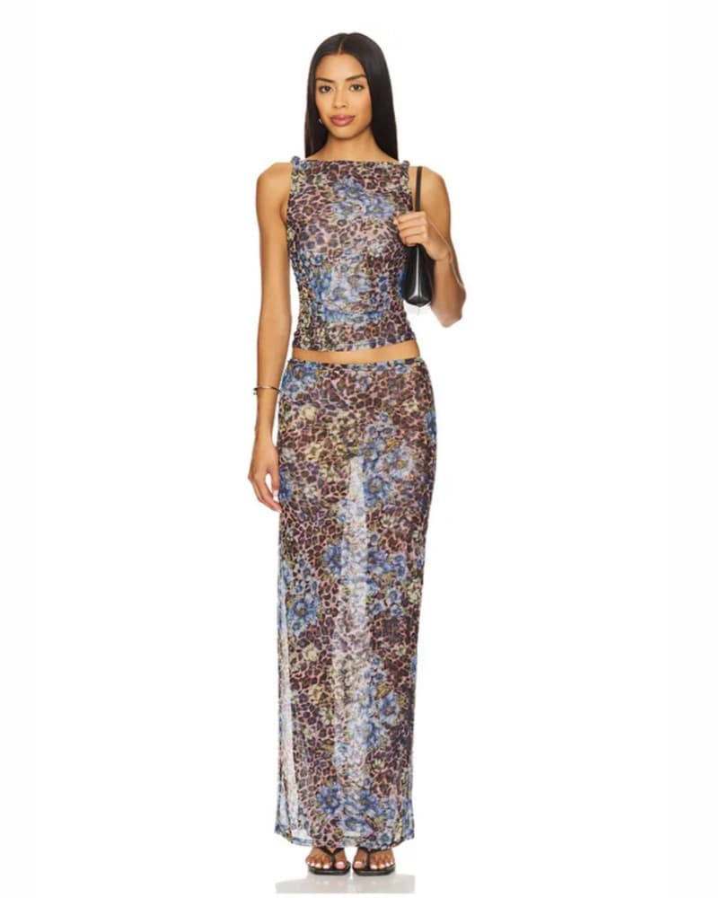 Superdown Set Concha Skirt & Top - Image 1