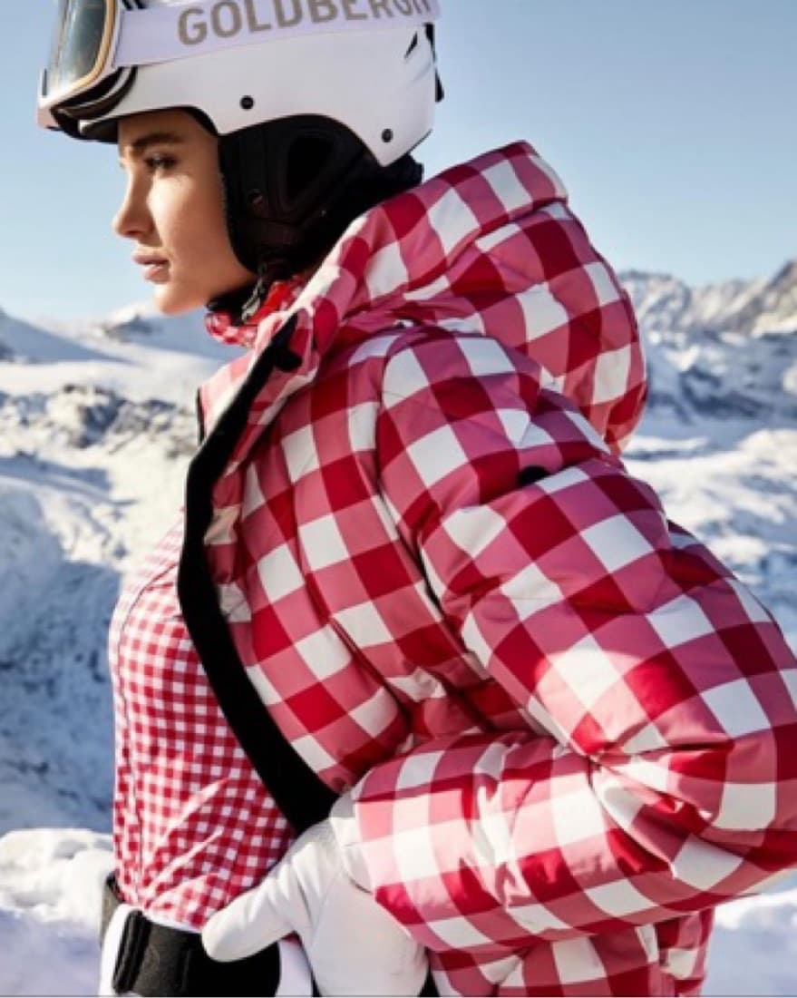 Goldbergh Plaid Goose Down Ski Jacket 36 - Image 5