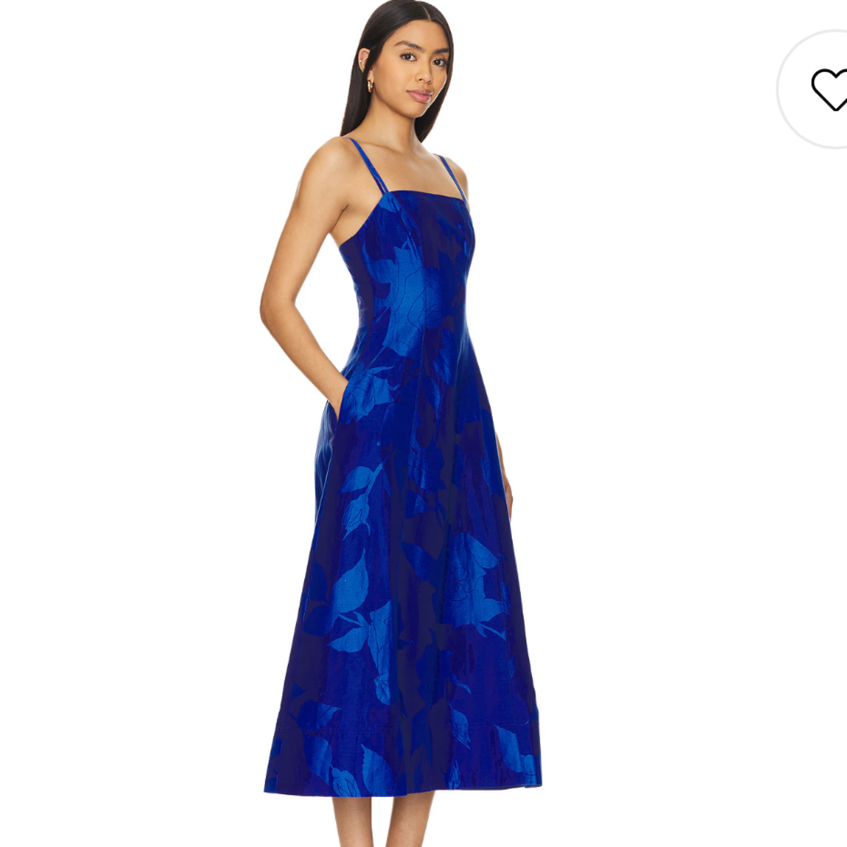 Blue Revolve Midi Dress - Image 4