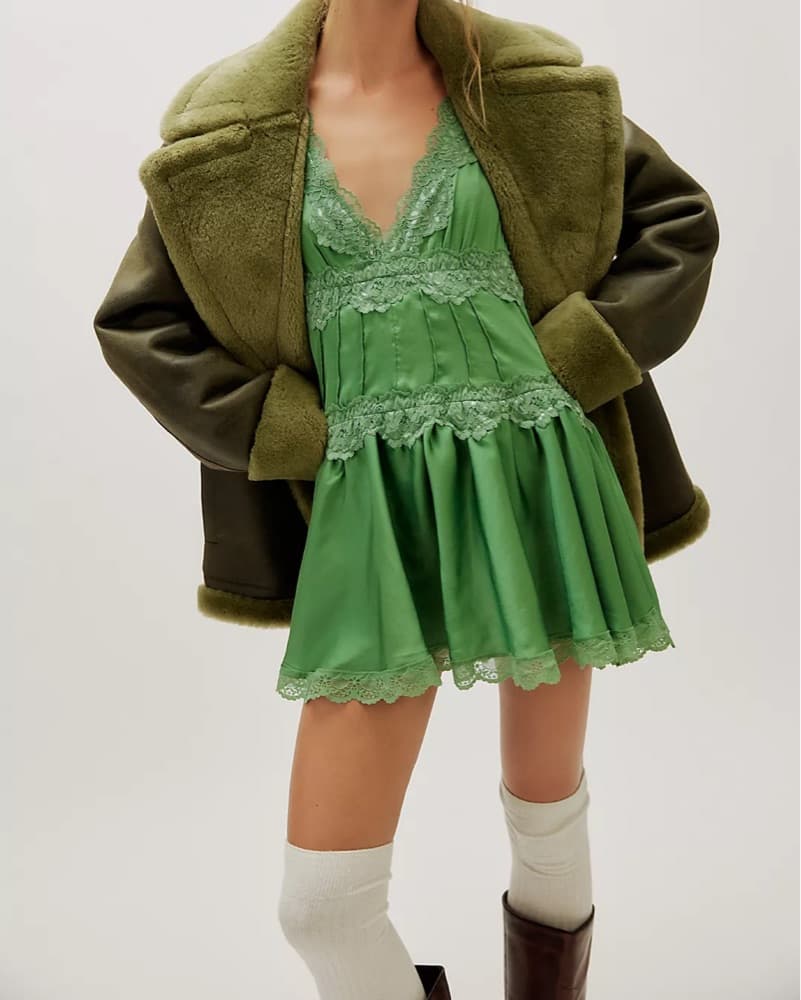 In The Groove Mini Slip Dress - Image 3
