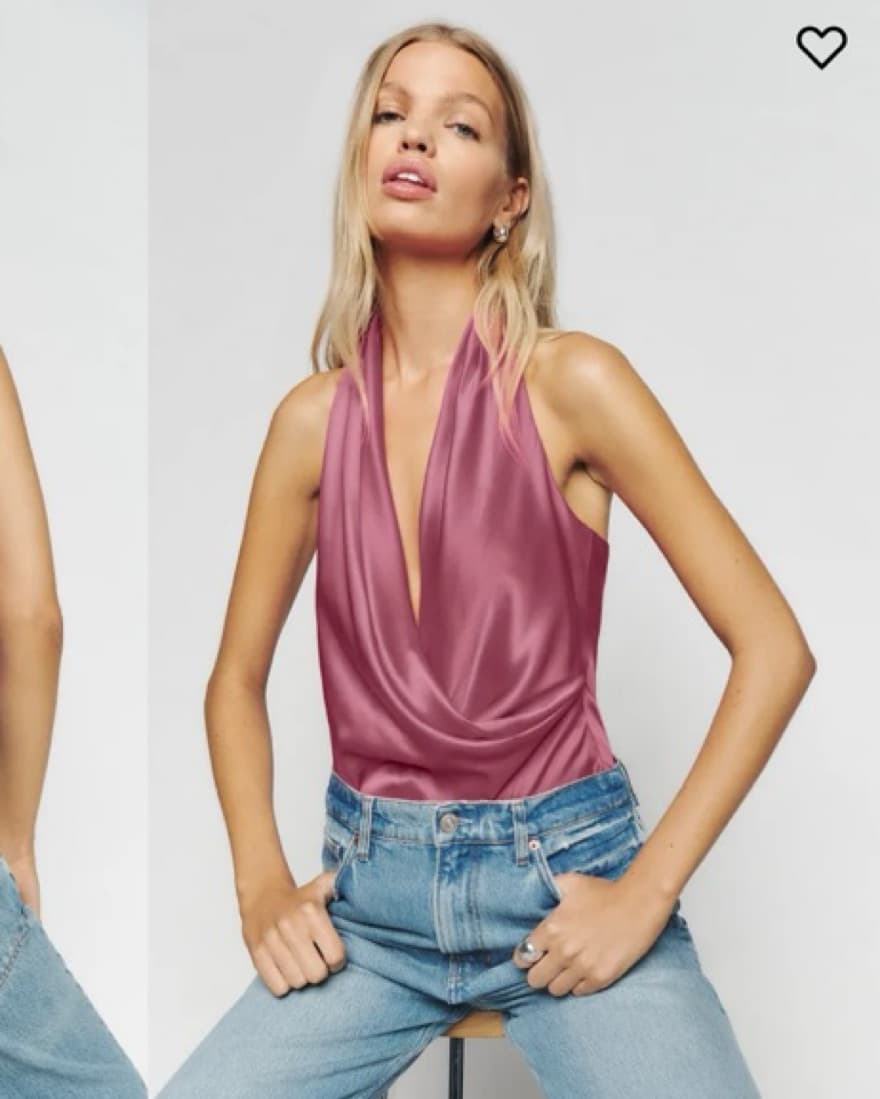 Reformation Emmy Silk Top - Image 4