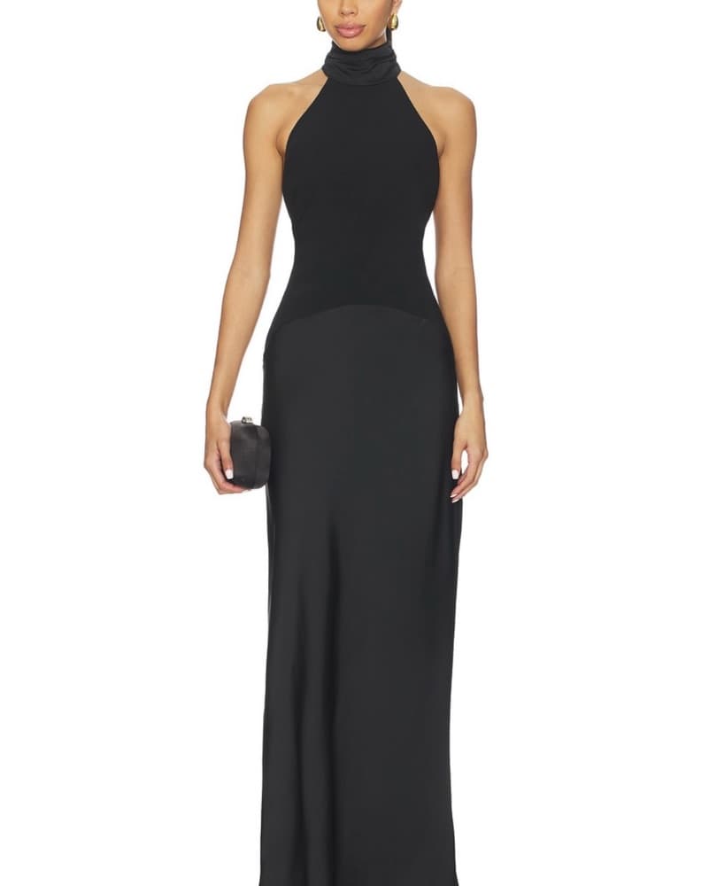 Lovers and Friends Lola Gown in Black - Image 2