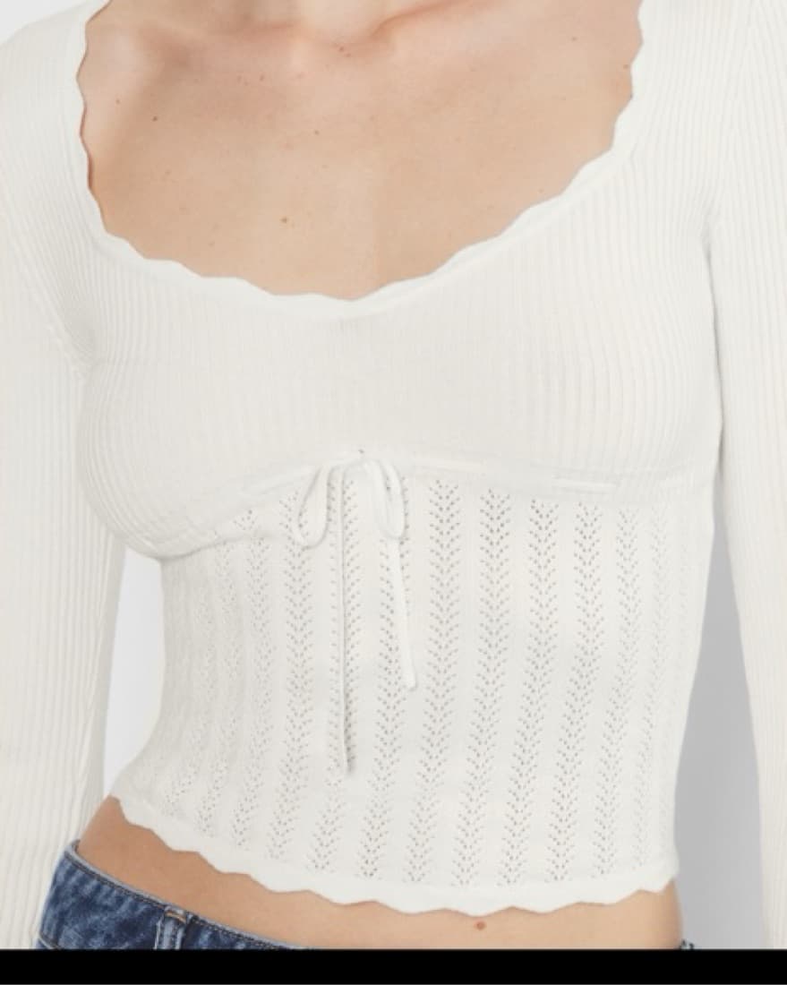 Wilfred White Knit Longsleeve  - Image 3