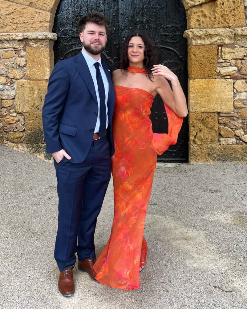 Orange Maxi Dress - Image 1