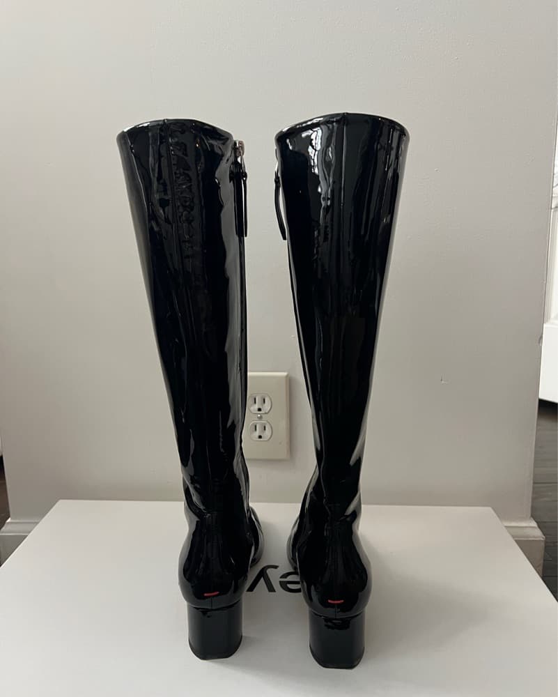 Aeyde Marty Patent Leather Boots - Image 4