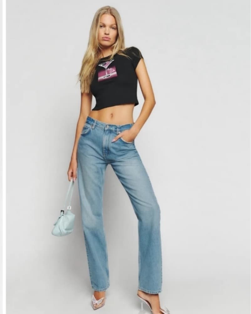 Reformation Make It A Double Muse Tee - Image 2