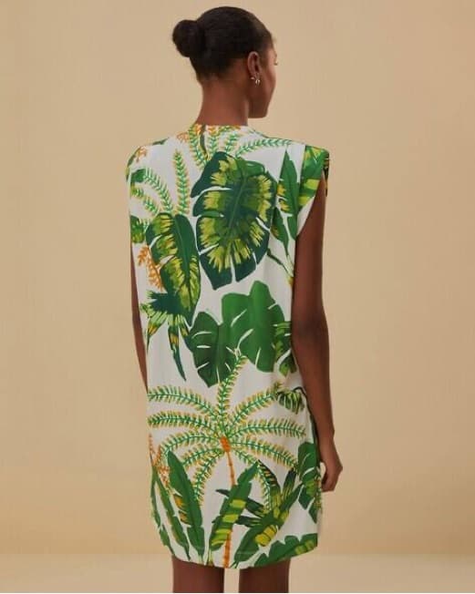 Farm Rio Tropical T-shirt mini dress  - Image 3