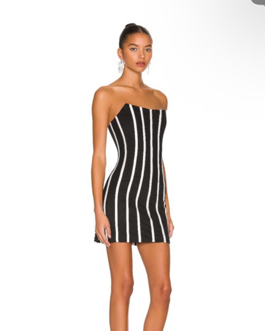 Revolve Black And Ivory Dress - Image 2