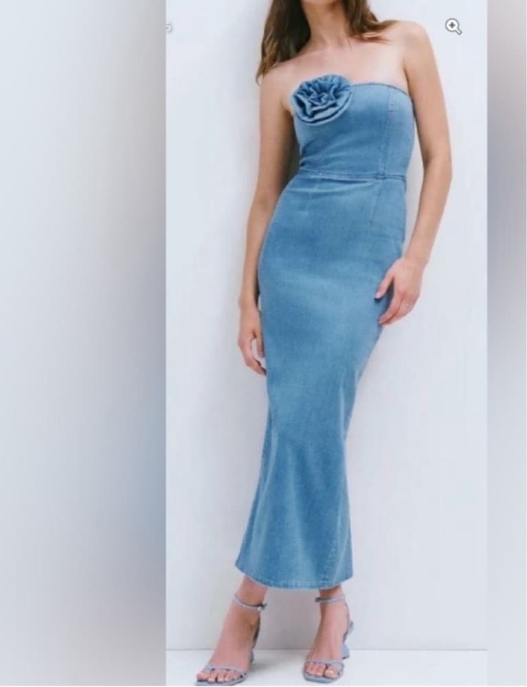 Ronny Kobo Rosette Dress - Image 1