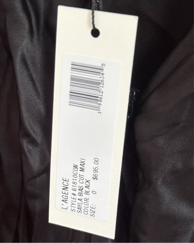 L’Agence Black Maxi Dress  - Image 3