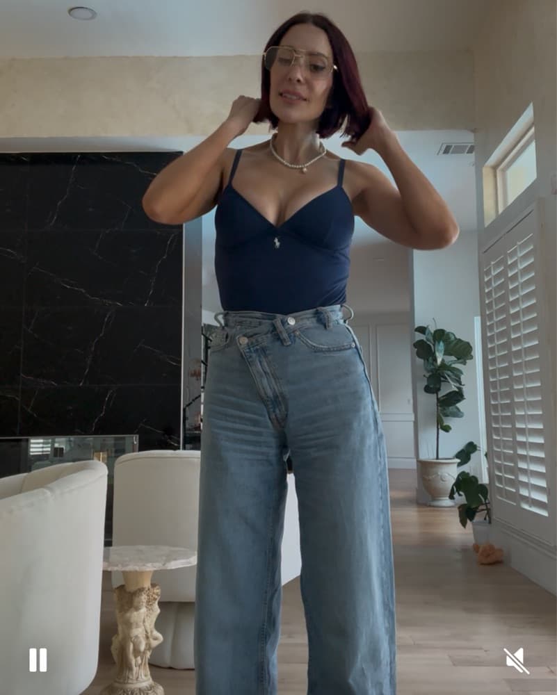 Zara Criss Cross Jeans  - Image 2
