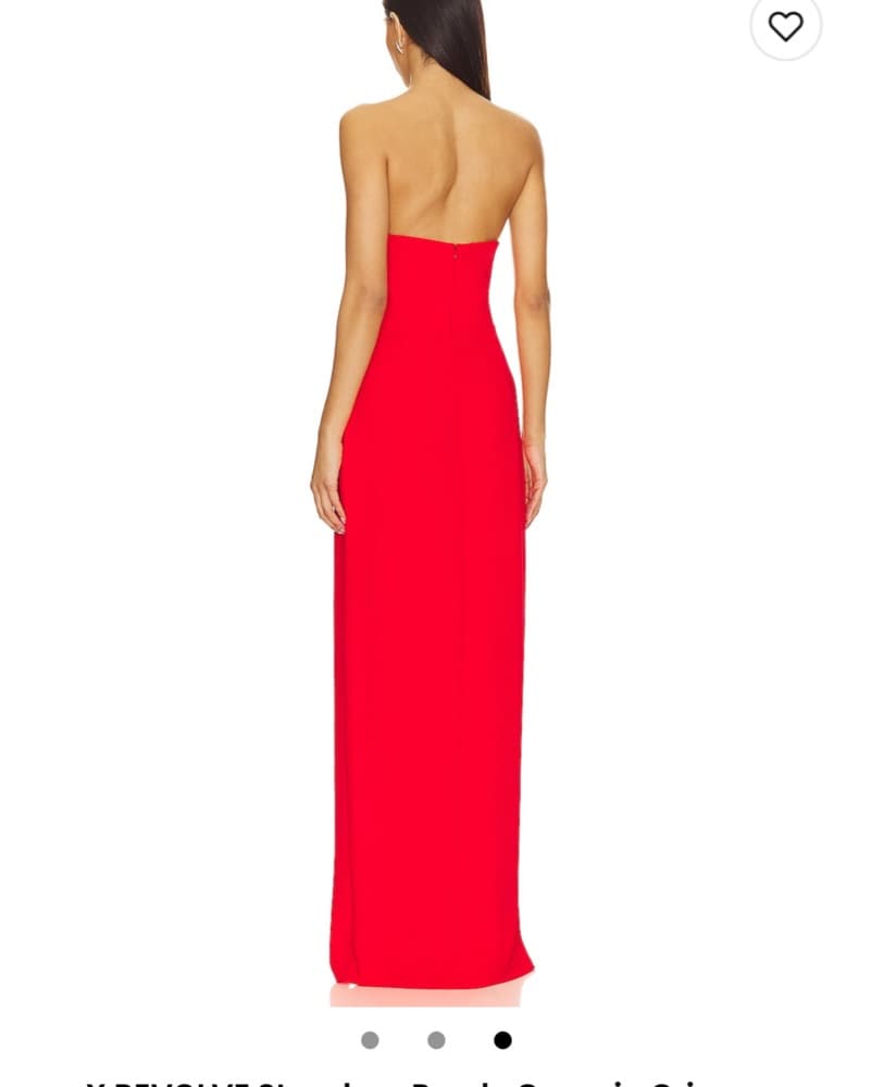 Amanda Uprichard Strapless Puzzle Gown - Image 3