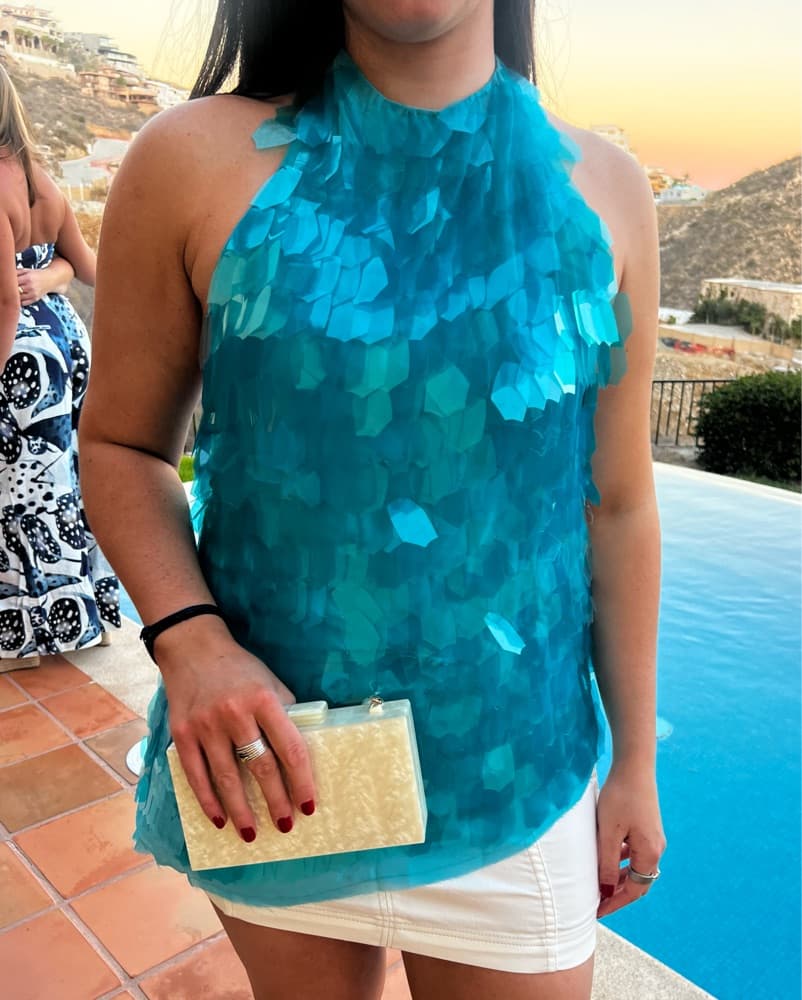 ARRANGE Embellished Halterneck Top - Image 2