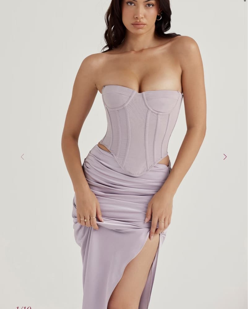 House of CB Grey Corset Set - Image 6