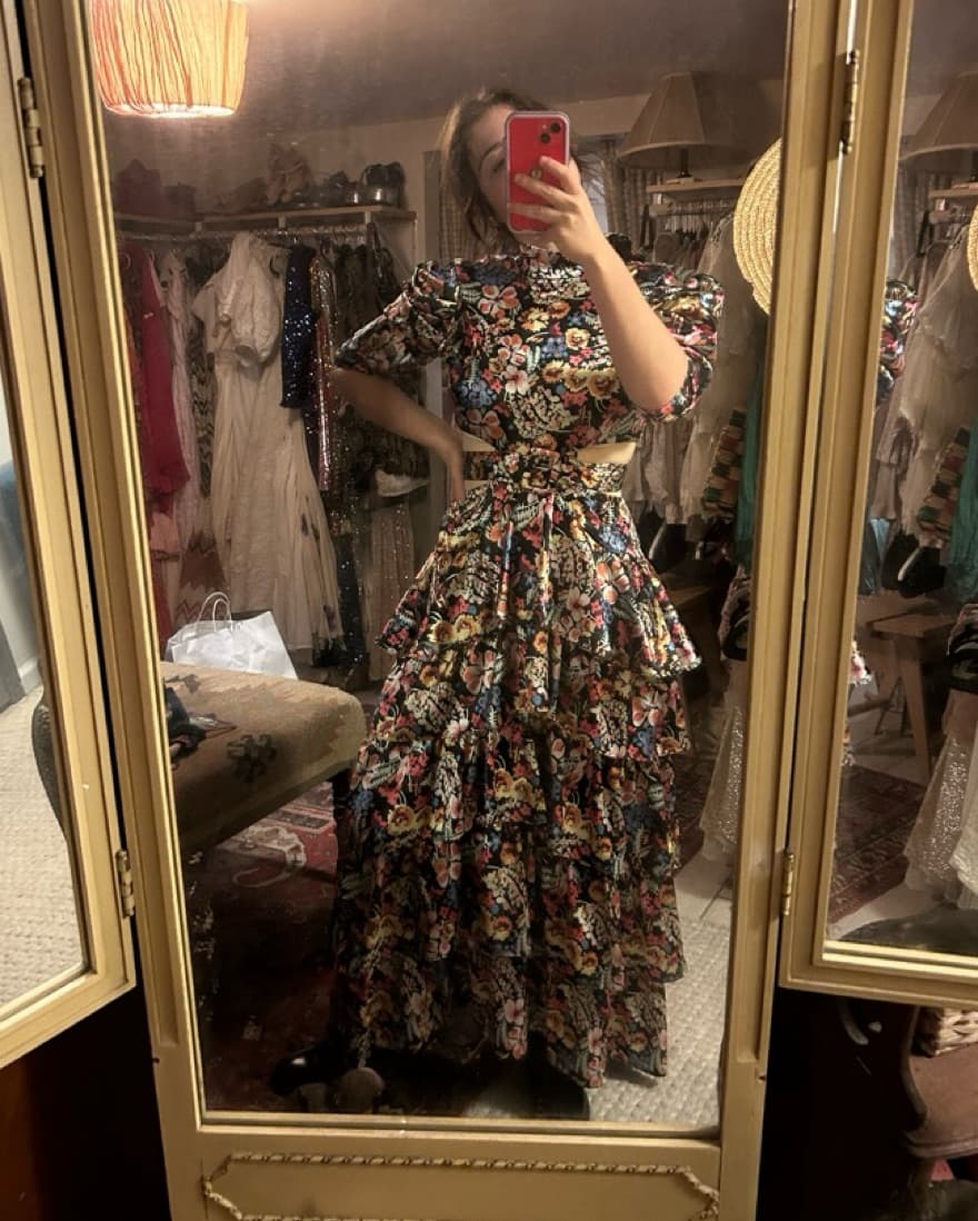 Likely Dannia Floral Ruffle Maxi Dress - Image 6