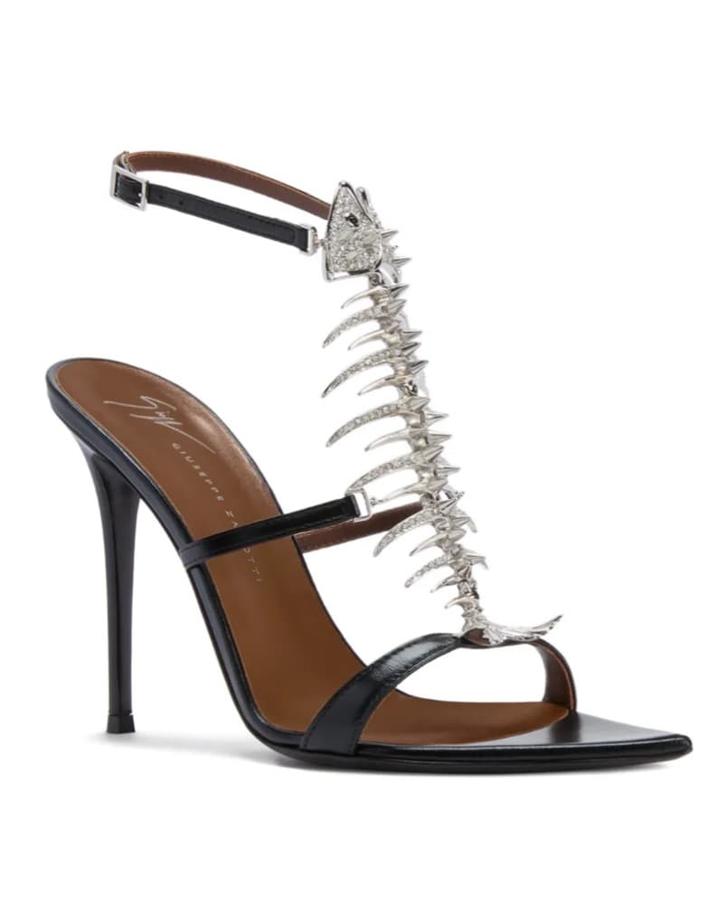 Giuseppe Zanotti Slim 2.0 Fishbone Heels - Image 1
