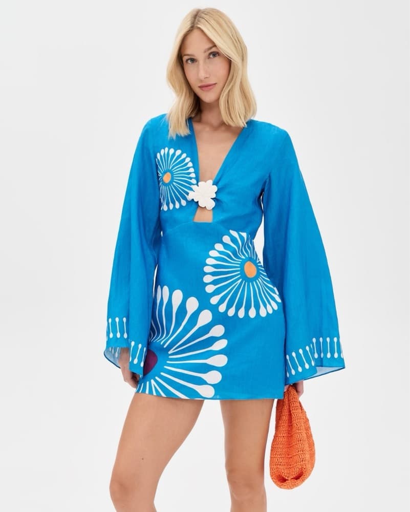 Cala De La Cruz Vera Dress In Blue  - Image 1
