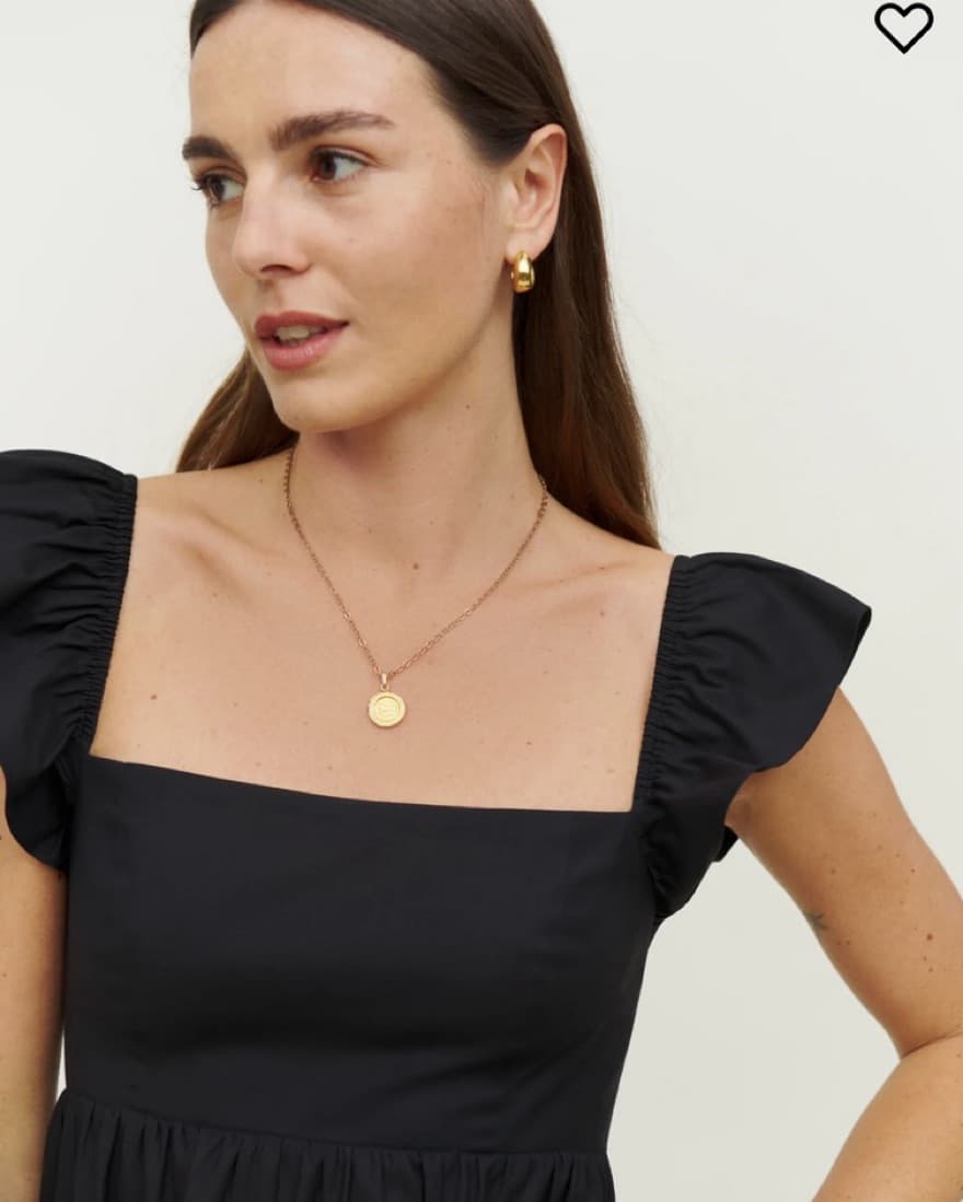 Reformation Jeune Dress in Black - Image 4