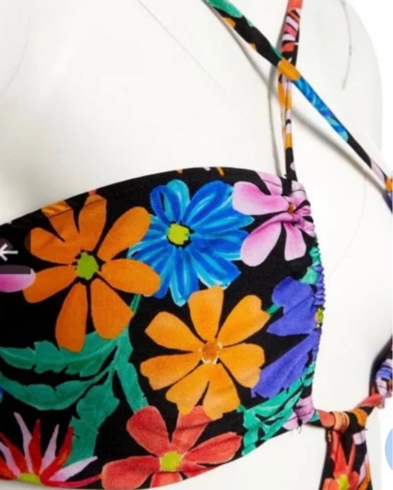 PatBo Aster Cutout Floral Midi Dress - Image 3