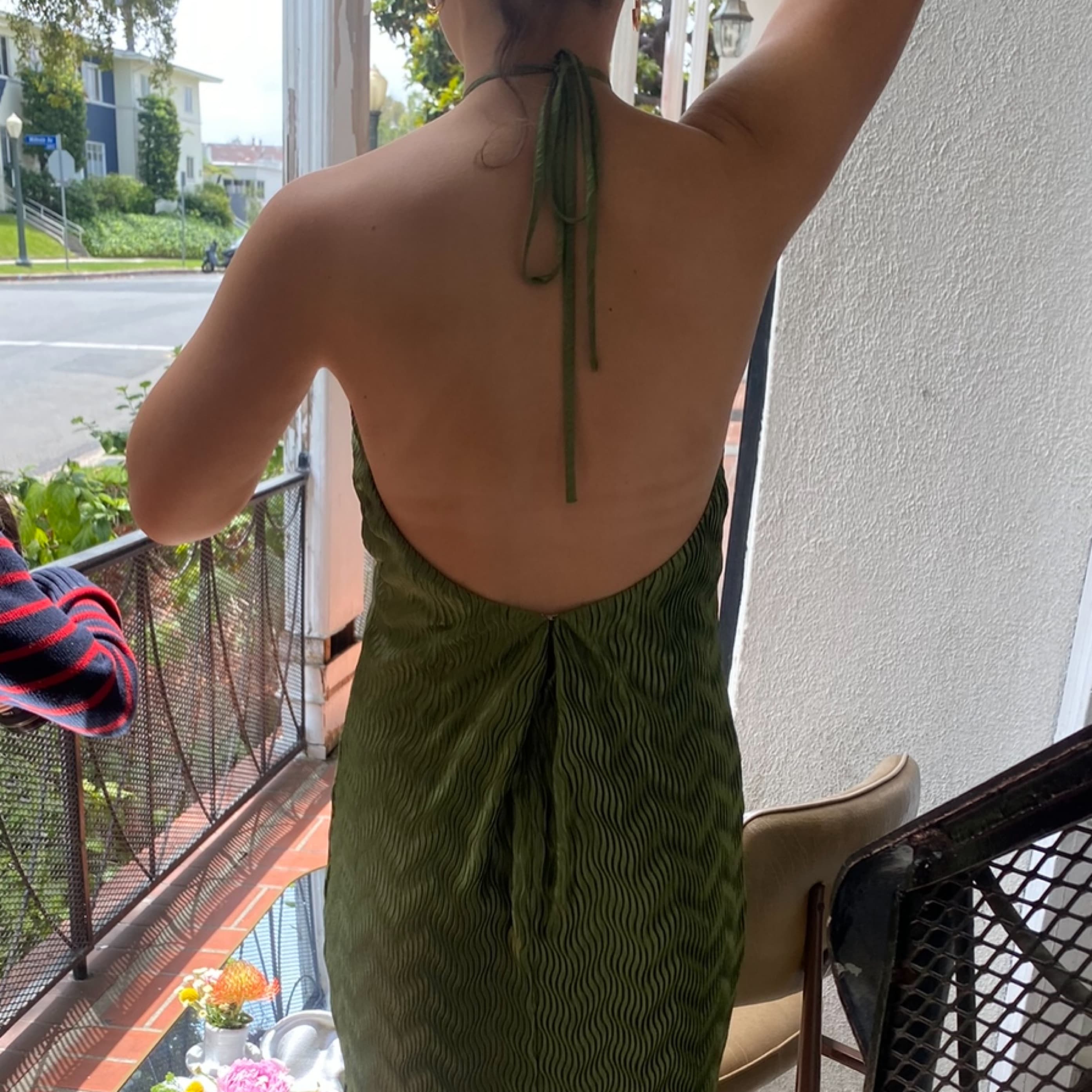  House Of Harlow Frederick Dress Green - Image 3