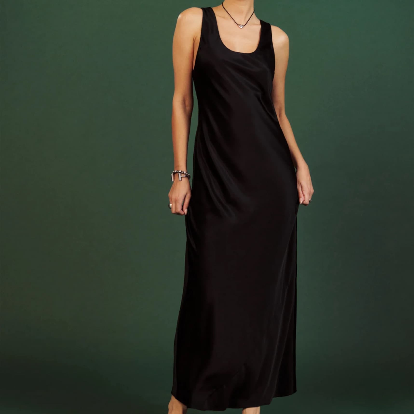 Reformation Brendan Satin Dress - Image 1
