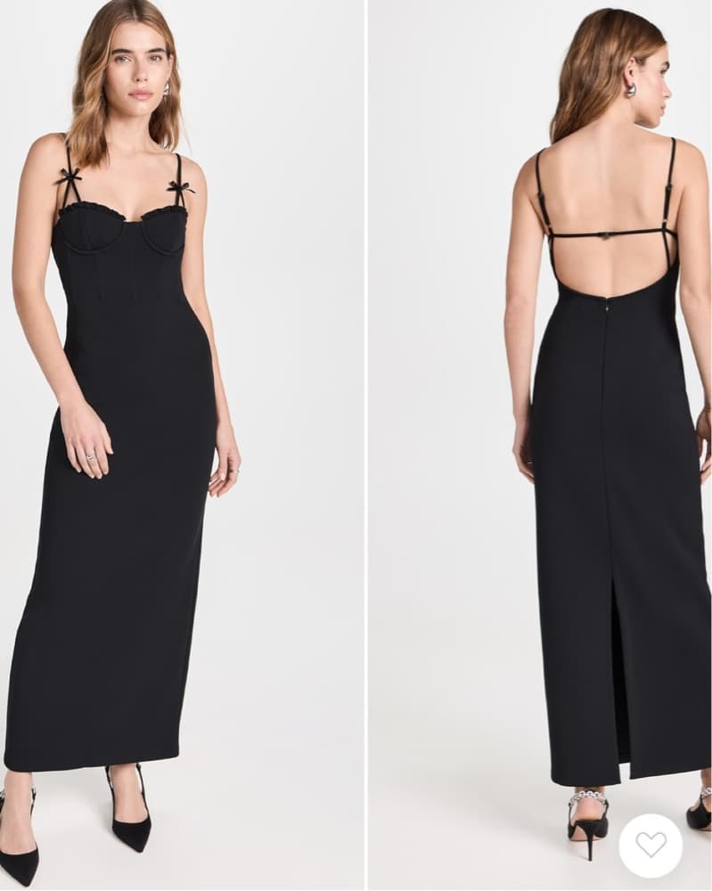 Elegant Black Formal Gown - Image 1