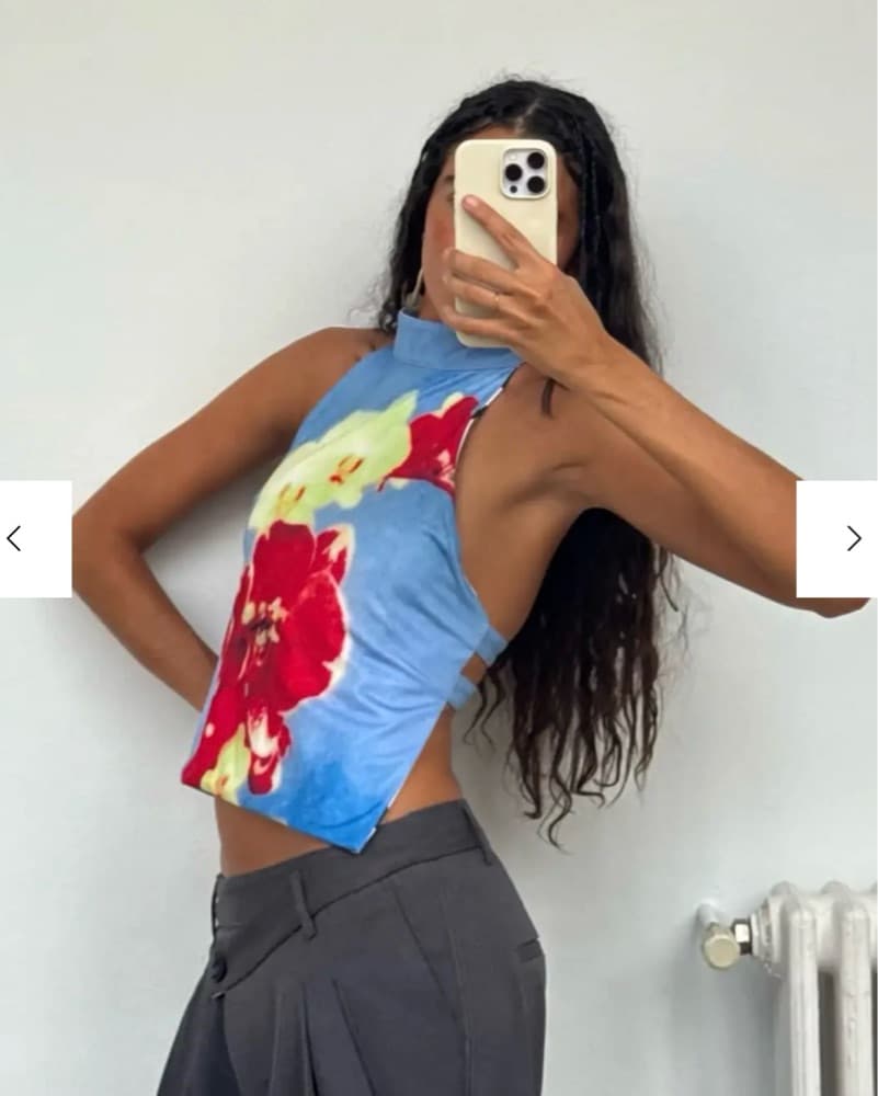 Susmie’s Camelia Reversible Halter Top - Image 3
