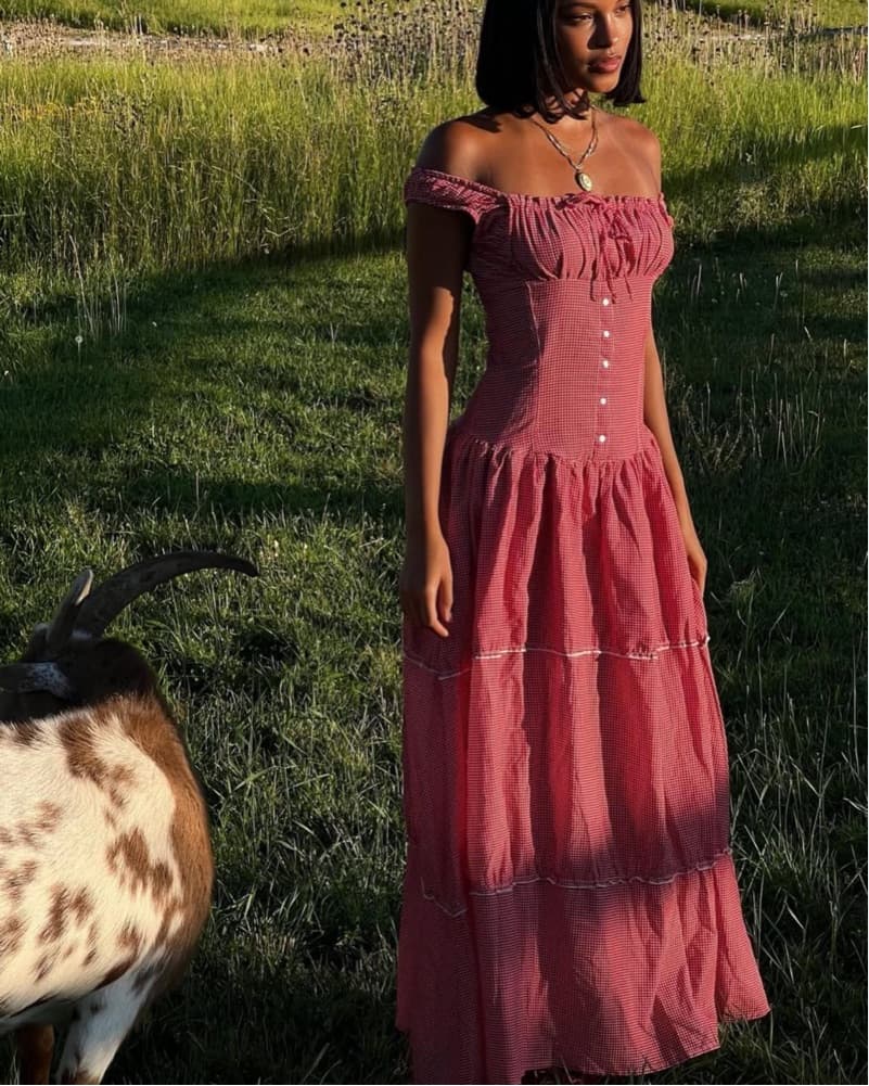 Frankies Red Gingham Dress <3 - Image 1
