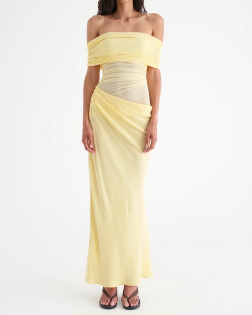 Benni Gina Dress Butter - Image 1