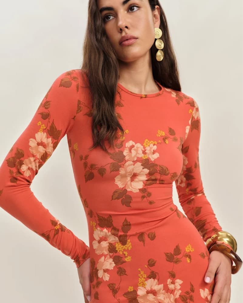 Reformation Floral Dress - Image 2