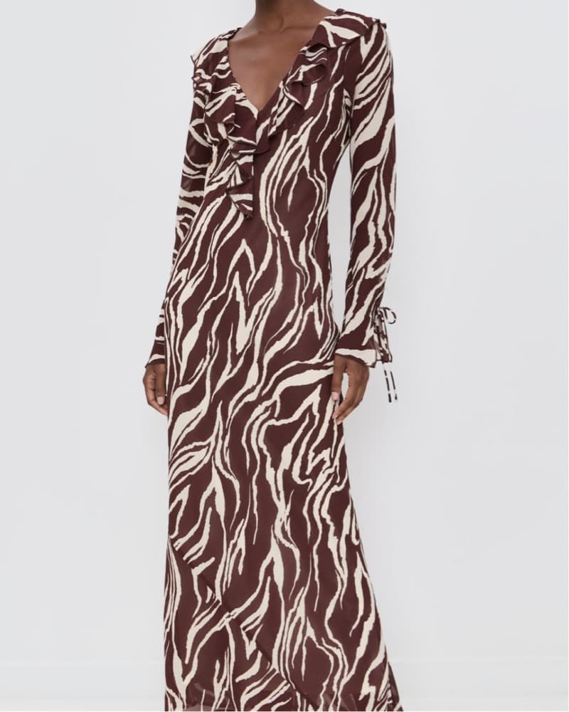 WAYF Dakota Long Sleeve Dress - Image 2