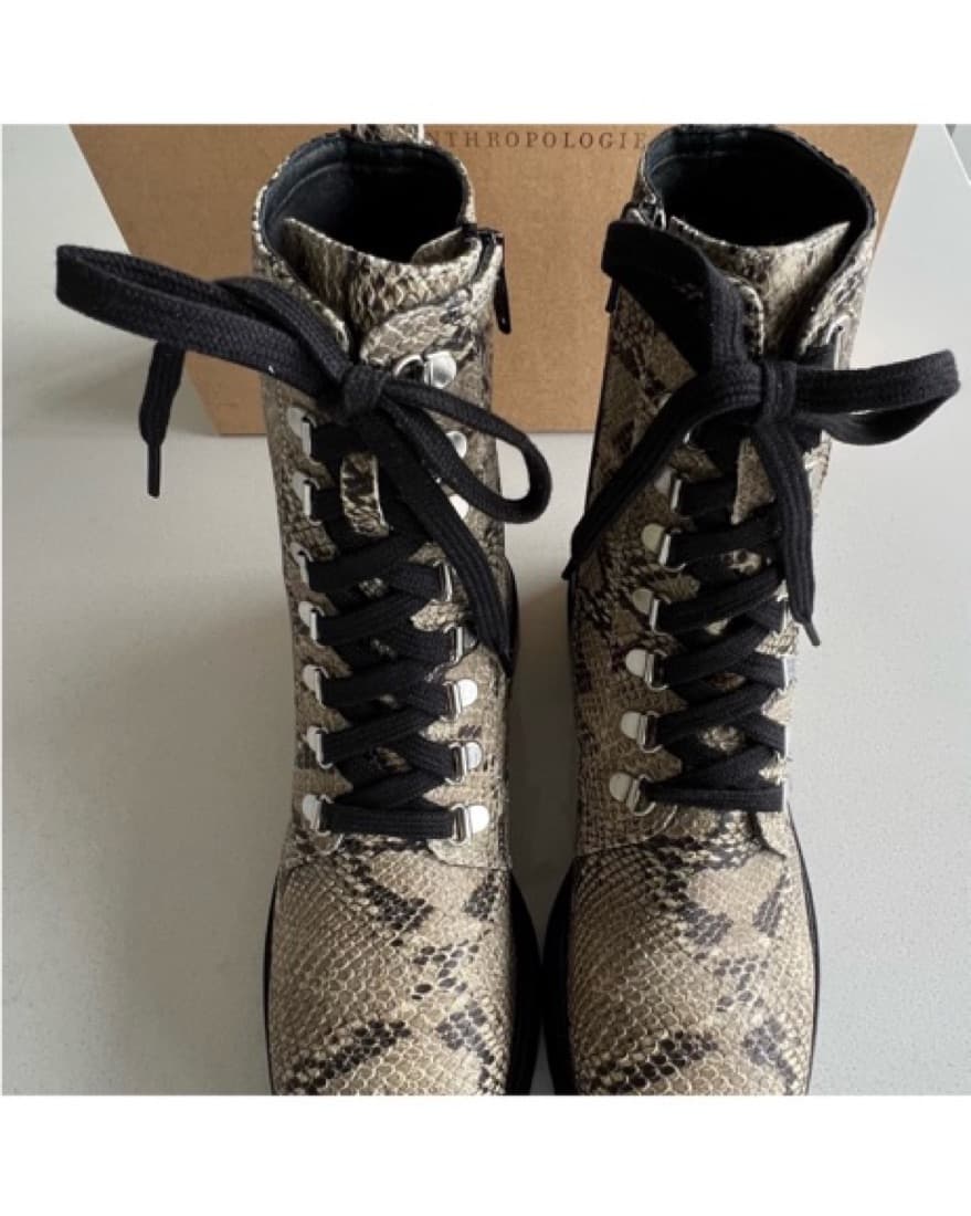 Anthropologie Shane Lace-up Boots- embos - Image 6