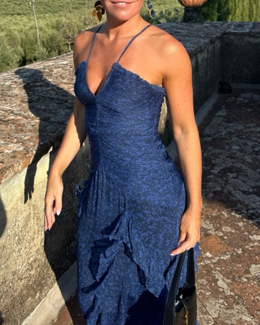 Shona Joy Saldanha Ruched Frill Dress - Image 2