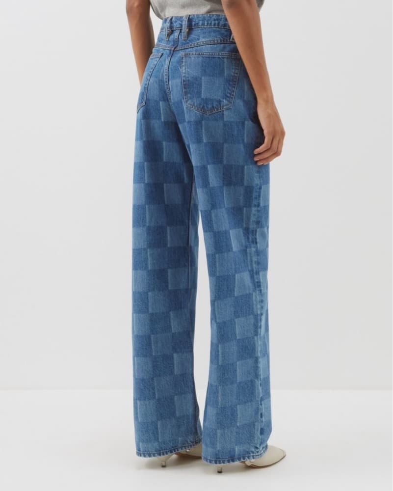 Frame Checkered Denim - Image 3