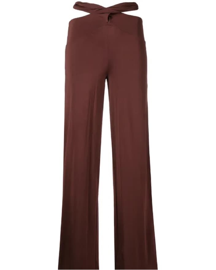 MARINE SERRE - Cross Waist Trousers - Image 1