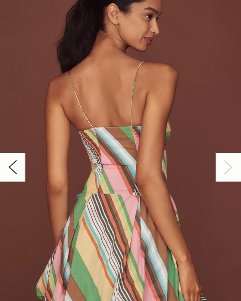S/W/F Fitted Balloon Mini Dress - Image 3