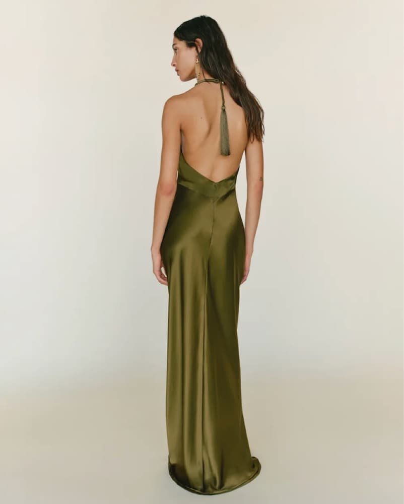 Reformation Bianca Silk Dress - Image 2