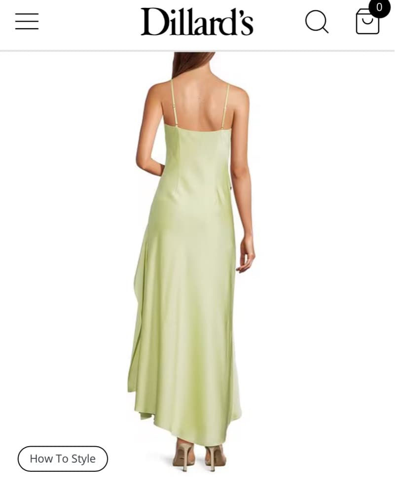 Quinn Ruffle Draped V-Neck Sleeveless - Image 2