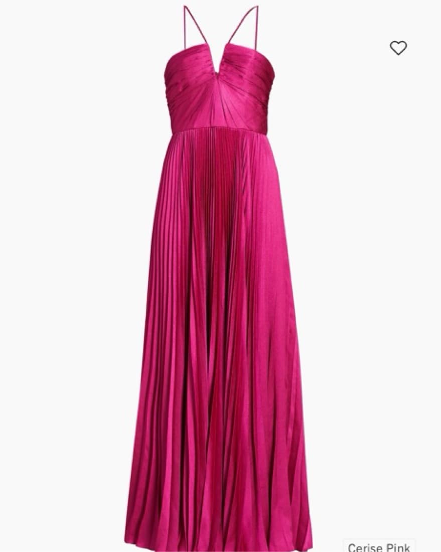 ML Monique Lhuillier Pink Gown  - Image 2
