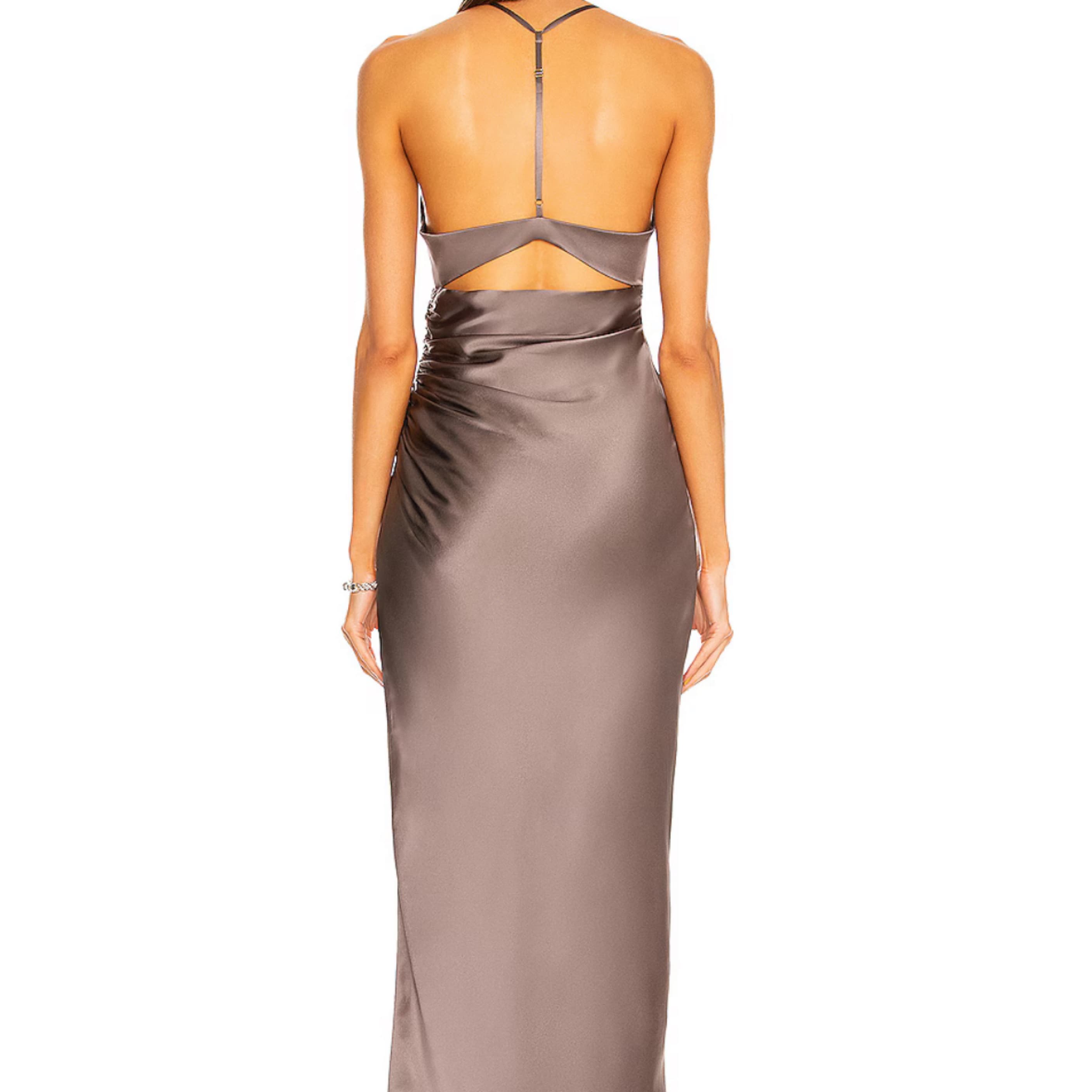 The Sei Cut Out Ruched Midi Dress - Image 2
