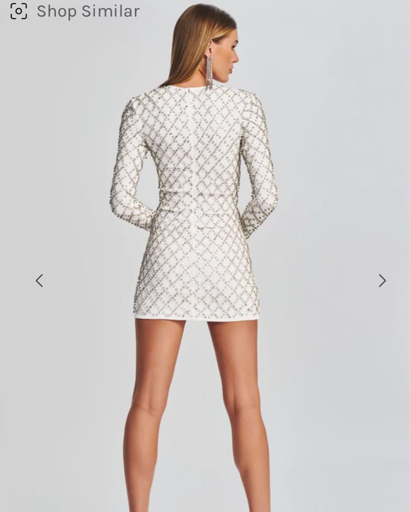 Retrofete - Harlowe Embellished Dress  - Image 4