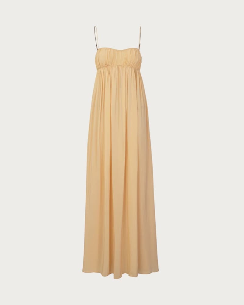 SAME ruched chiffon dress - Image 3