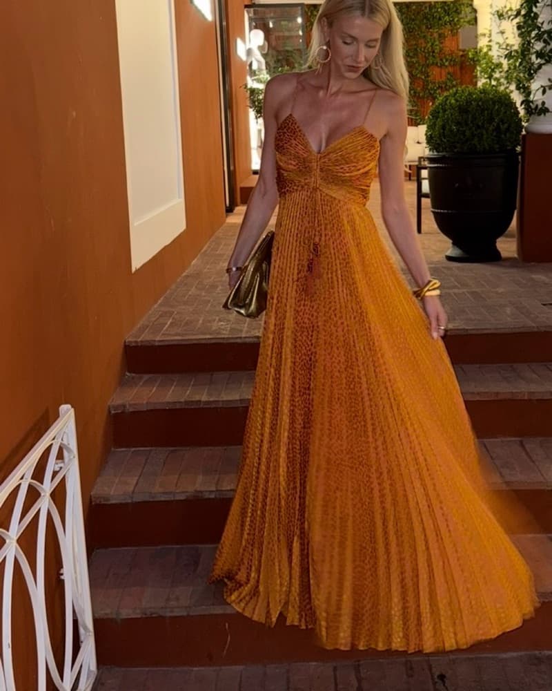 Alexis Swing Pleated Gown - Image 6