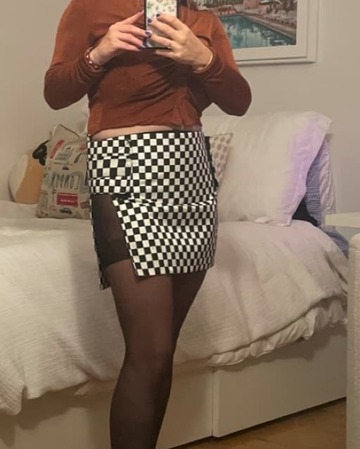 Givenchy Checkered Skirt - Image 3