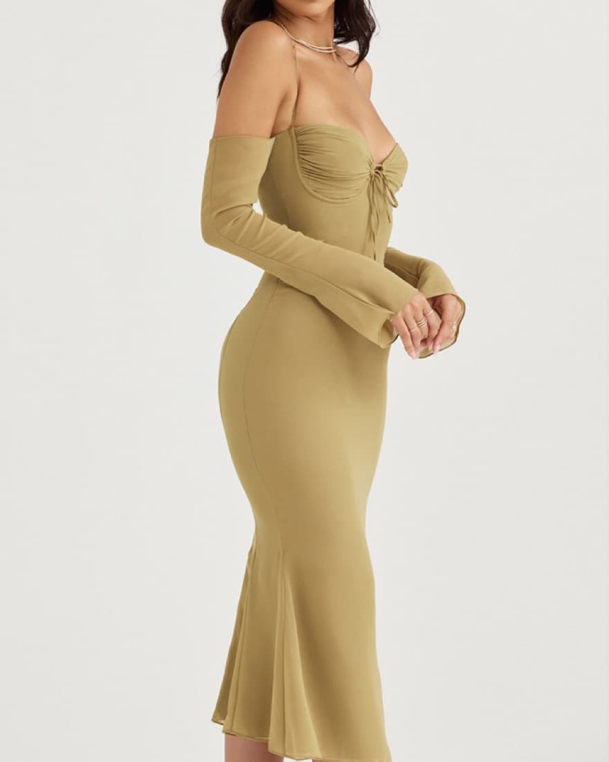 House Of CB Naomi Halter Dress - Image 4