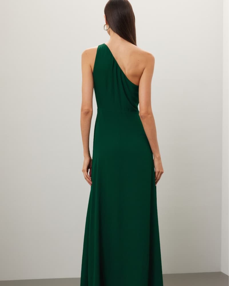 Reformation Evelyn Dress - Emerald  - Image 4