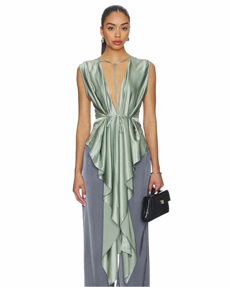 Satin Top & Pants Set  - Image 2