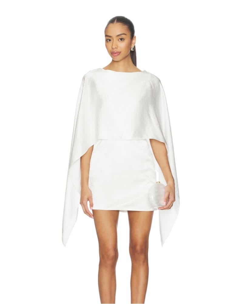 Revolve White Mini Dress - Image 2
