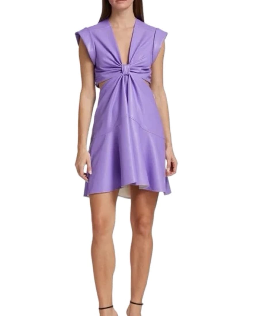 ALC Lexi Coated Cutout Mini Dress - Image 2