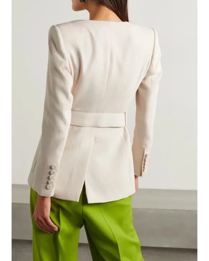 White Gucci Blazer Jacket - Image 5